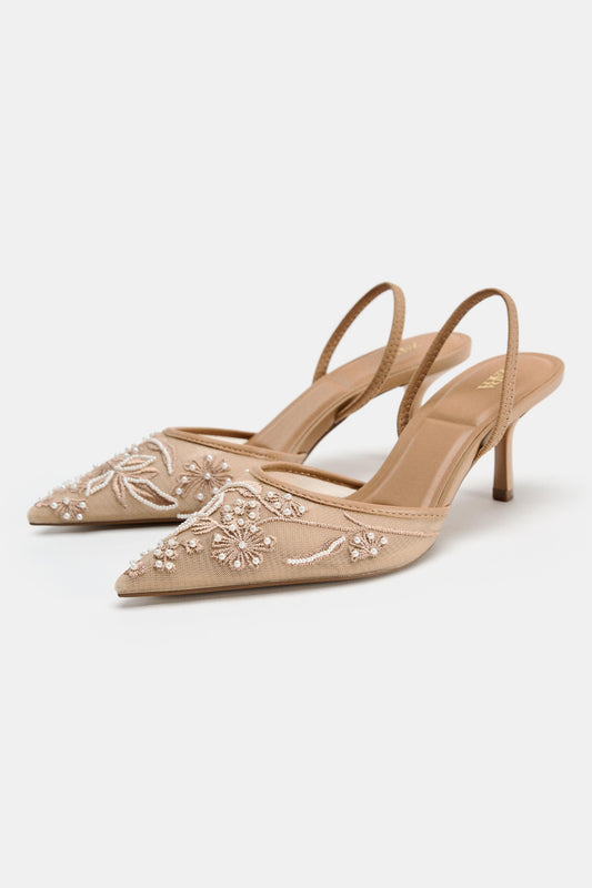 Zara Lace Pumps