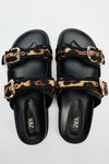 Zara leopard sandals
