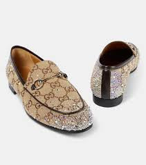 Gucci canvas loafers
