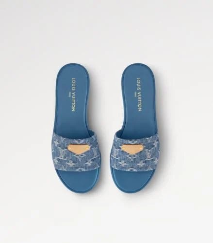 Louis Vuitton Denim Slides