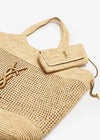 YSL raffia tote