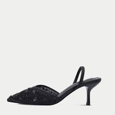 Zara Beaded heel