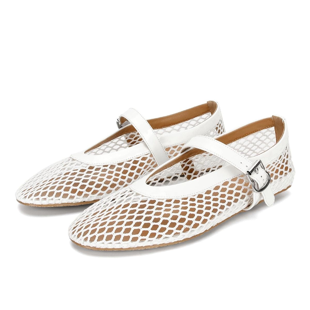 Mesh Ballet flats