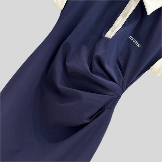 Miu collared Dress