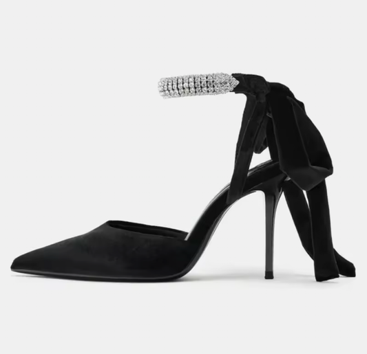 Zara Laceup Heel