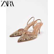 Zara Beaded heel