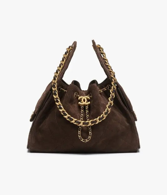 Chanel Suede Hobo