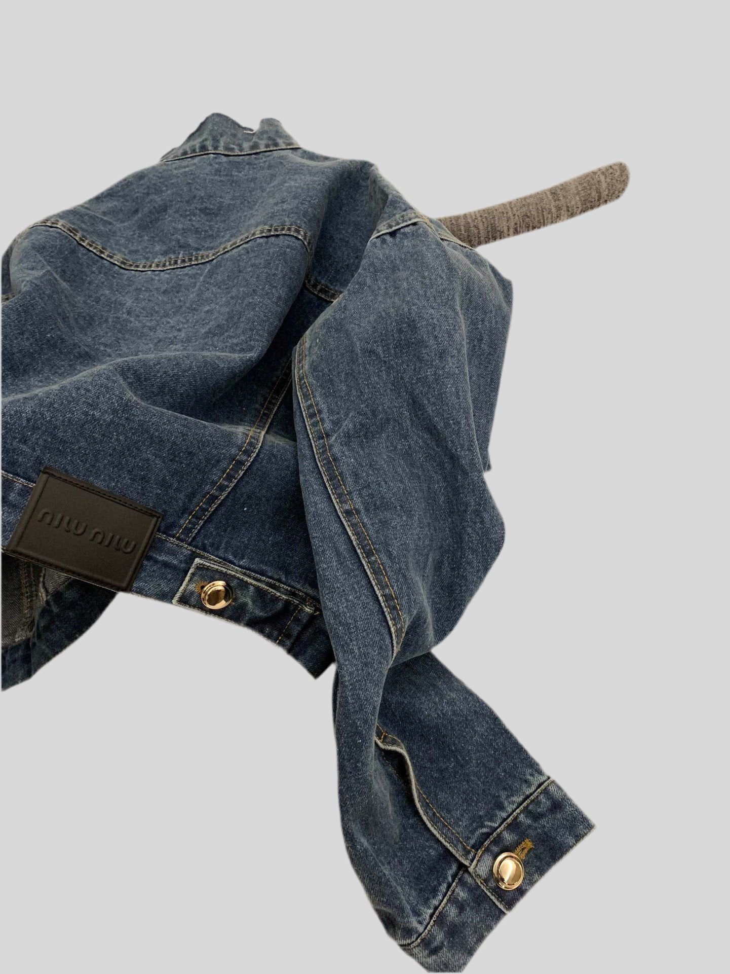 Miu denim jacket Cropped