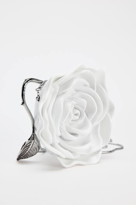 Zara rose clutch