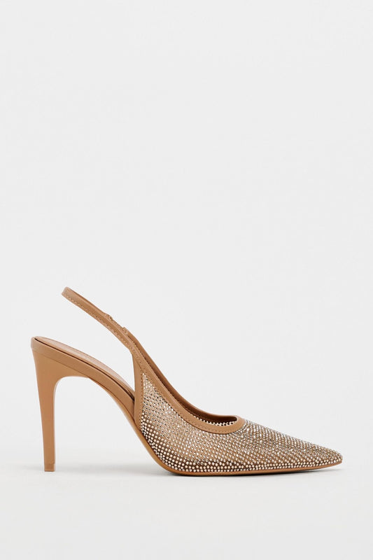 Zara mesh stilettos