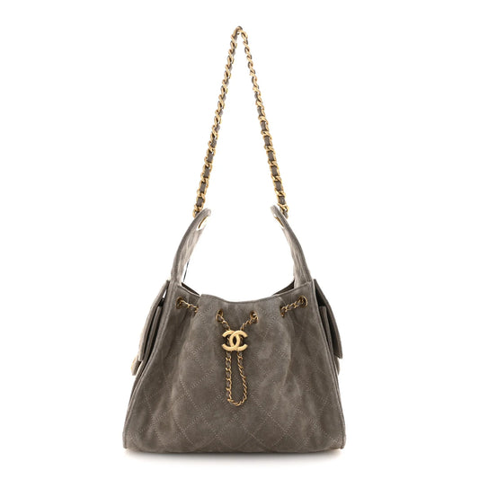 Chanel Suede Hobo