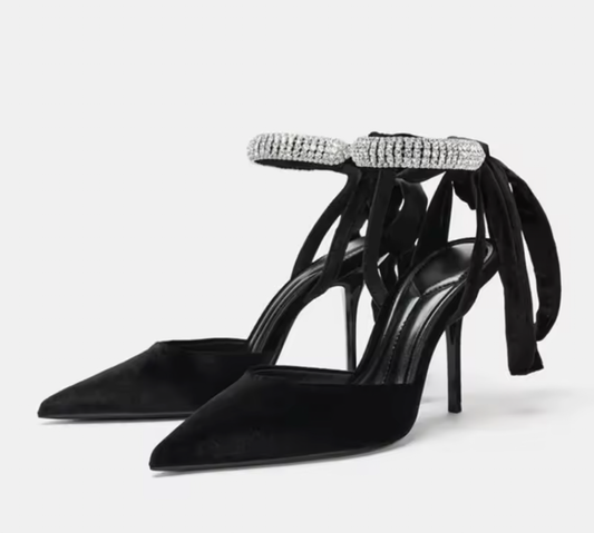 Zara Laceup Heel
