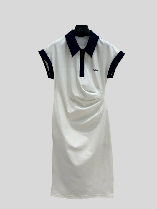Miu collared Dress