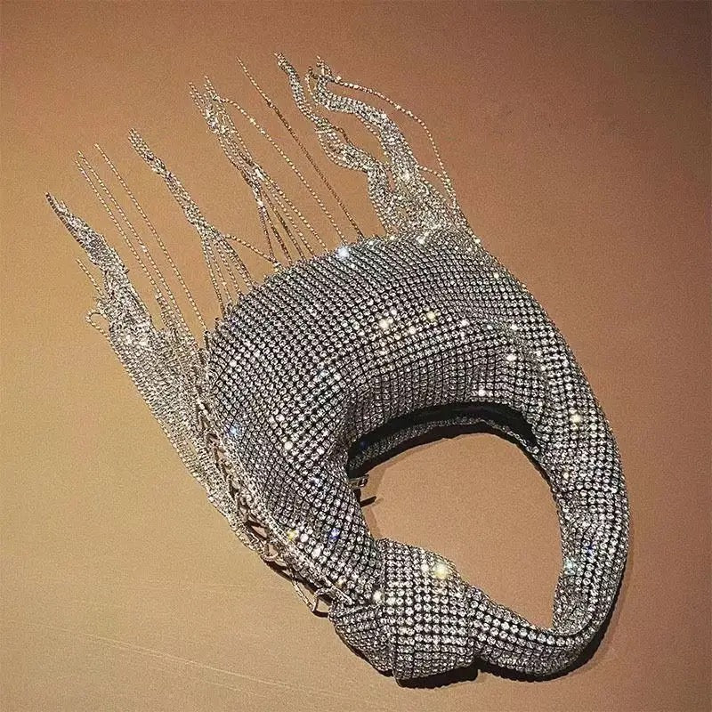 Tassel flap purse