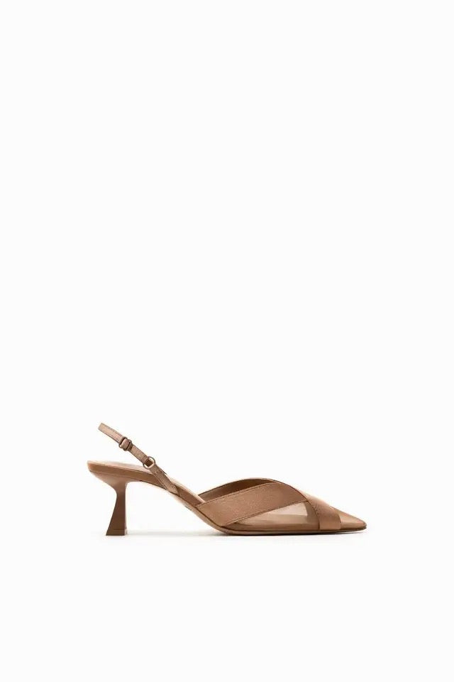 Zara Mesh sling back