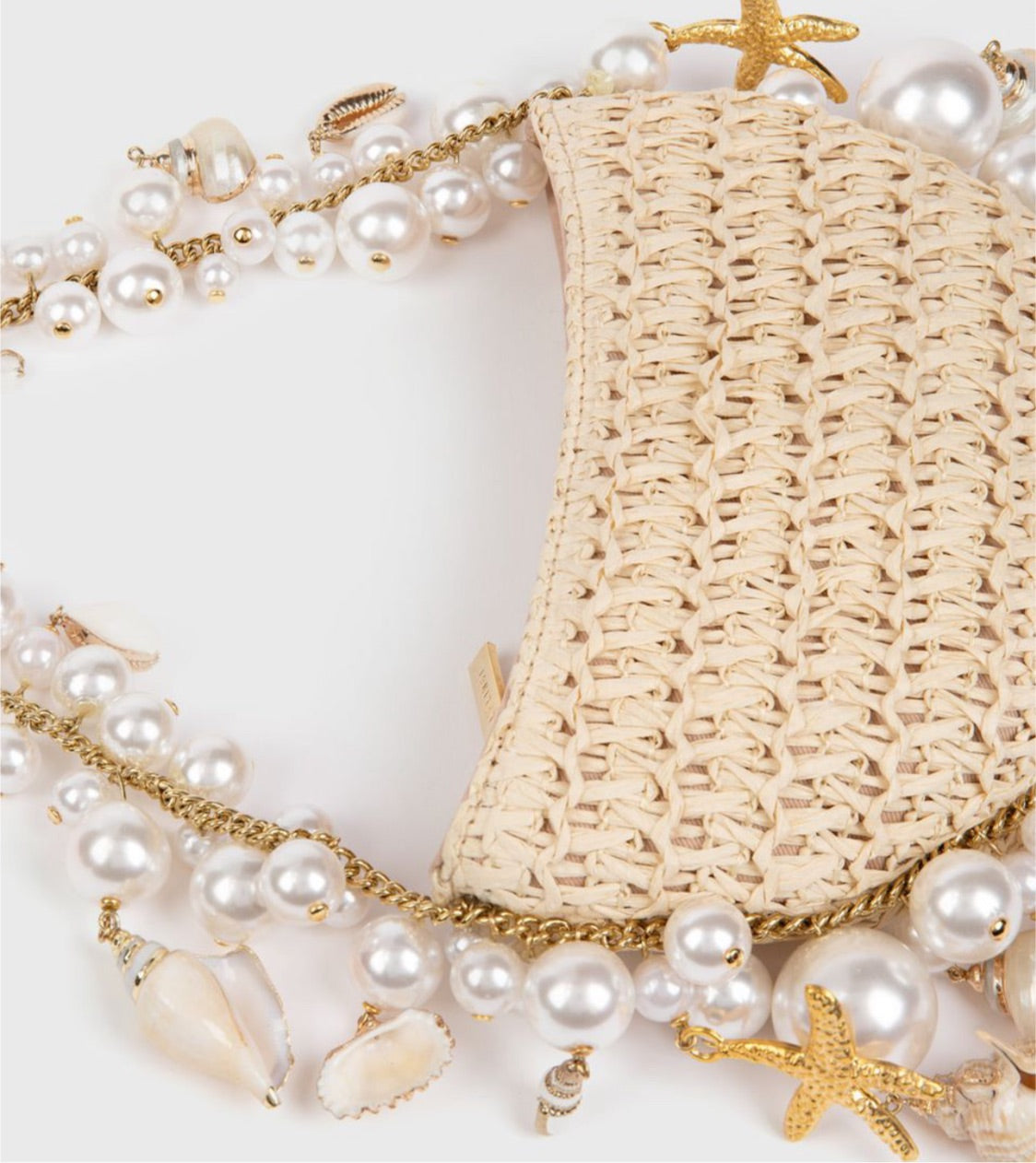 Seashell Raffia bag