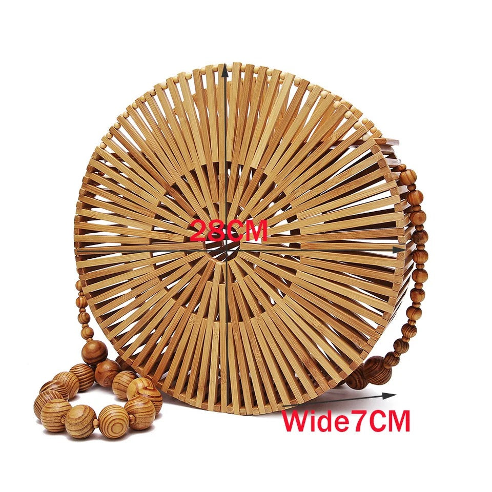 Wheel bamboo bag